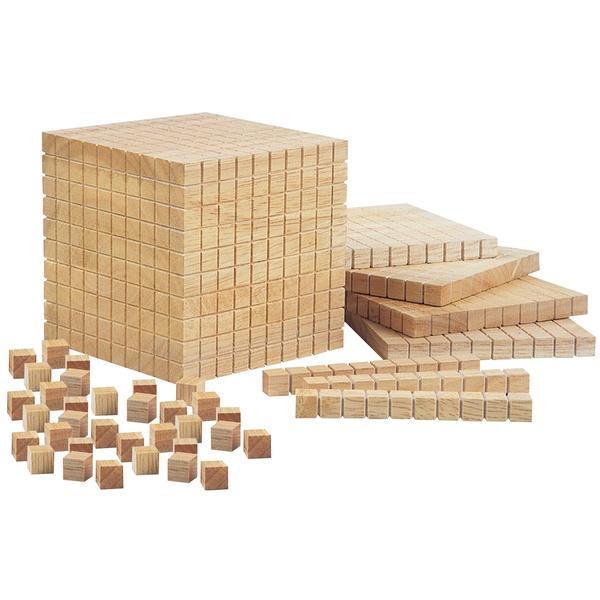 Montessori Mathematische Holzwürfel