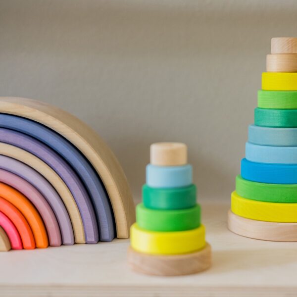 Kleiner Scheibenturm Neongrün – Bild 2