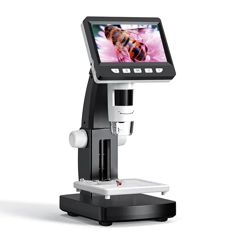 Akku Mikroskop 4,3 Zoll LCD