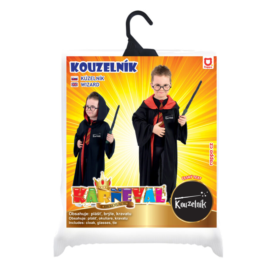 Kinderkostüm - Zauberer mit Brille und Krawatte – Bild 4