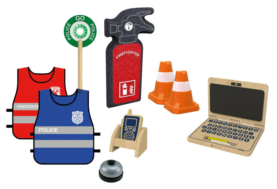 Rollenspiel Set "Feuerwehr & Polizei"