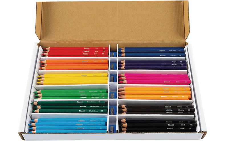 Jumbo Buntstifte, 144 tlg.
