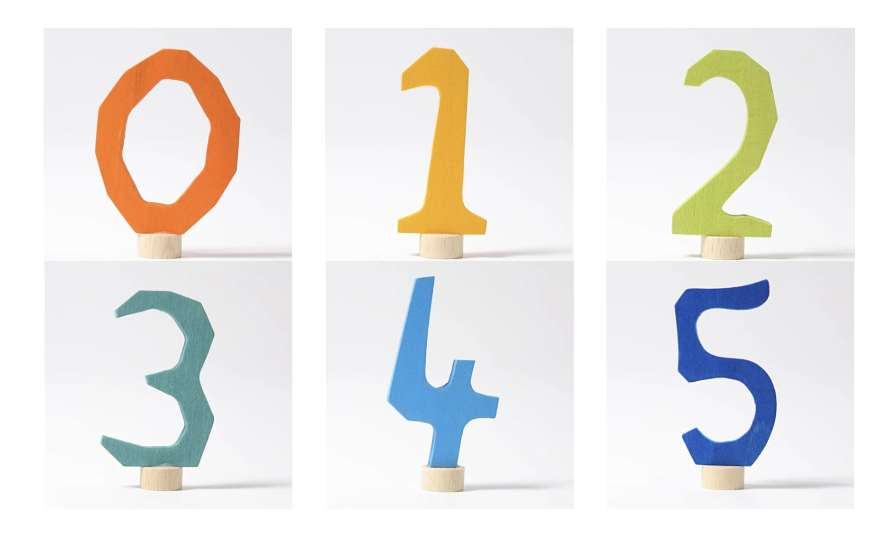 Anthroposophische Zahlen 0 - 5 Set