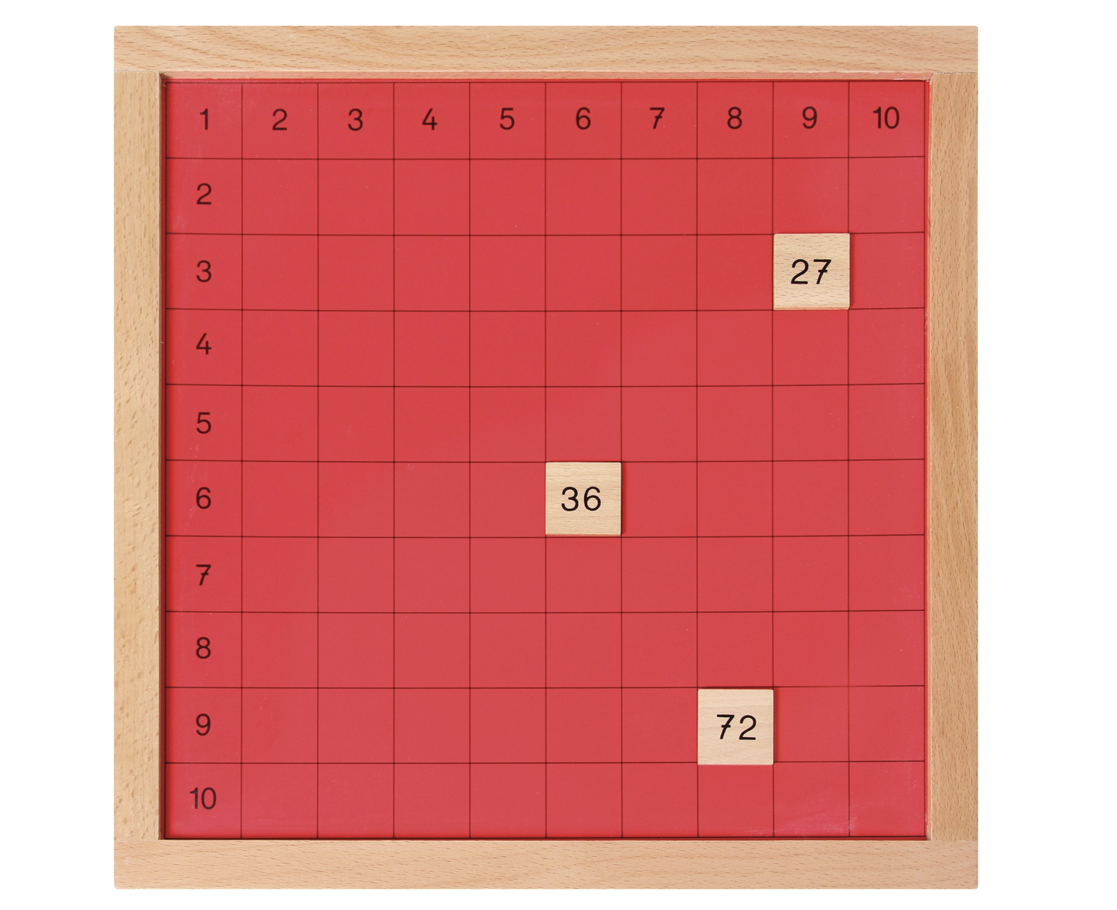 Montessori Pythagorasbrett