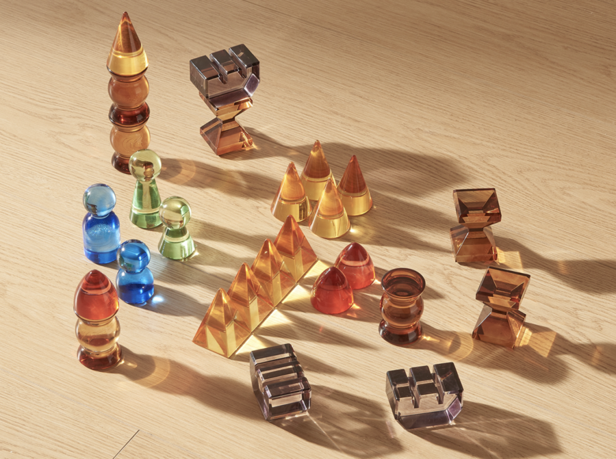 Build-My-Castle 119 Teile Transparent Acryl Holz – Bild 4