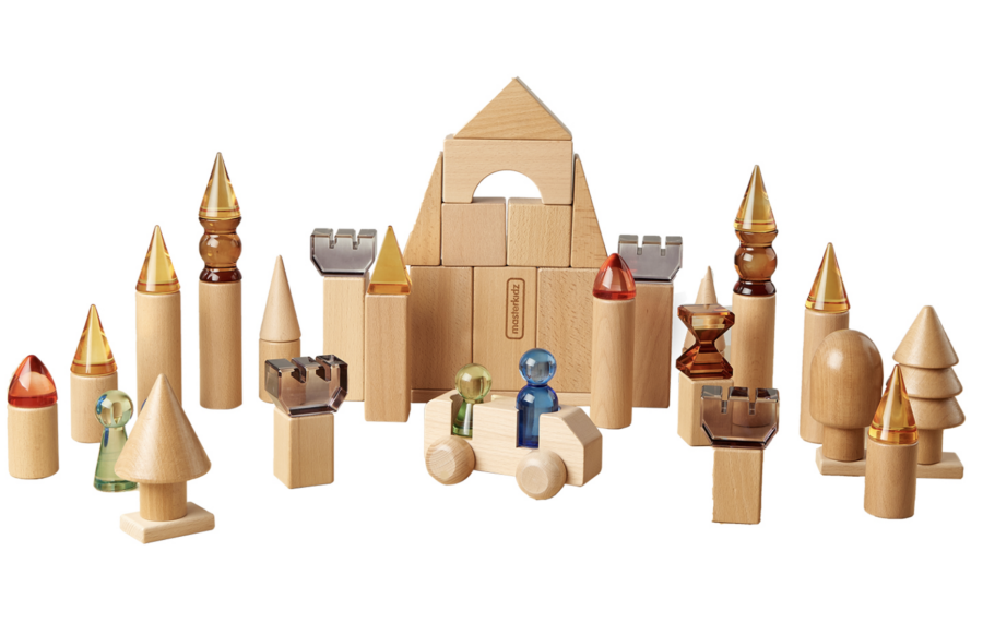 Build-My-Castle 119 Teile Transparent Acryl Holz