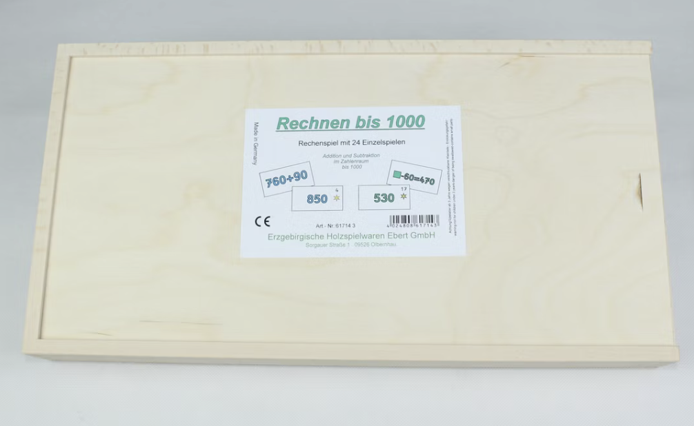 Rechenspiel im Zahlenraum bis 1000 - Klassensatz