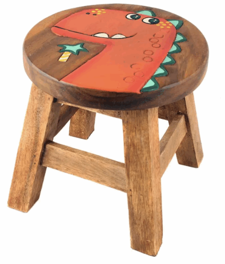 Kinderhocker Dino "Red" 6er Set