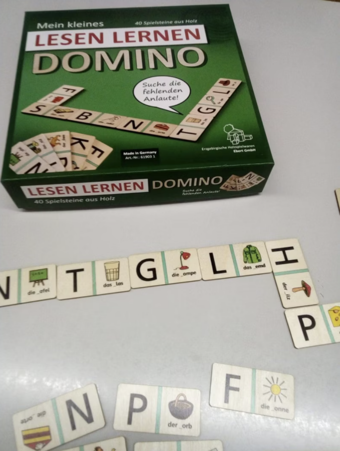Mein kleines LESEN LERNEN DOMINO
