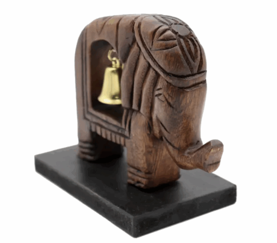 Deko Figur Elefant mit Glöckchen 6er Set – Bild 2