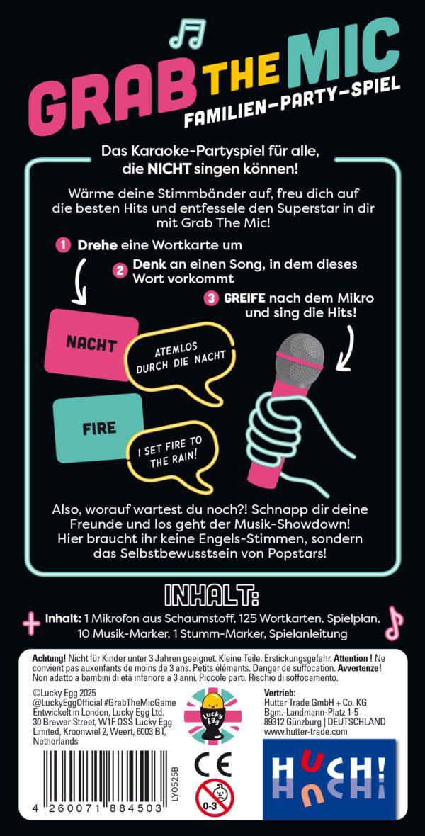 Grab the mic! Karaoke Partyspiel – Bild 7