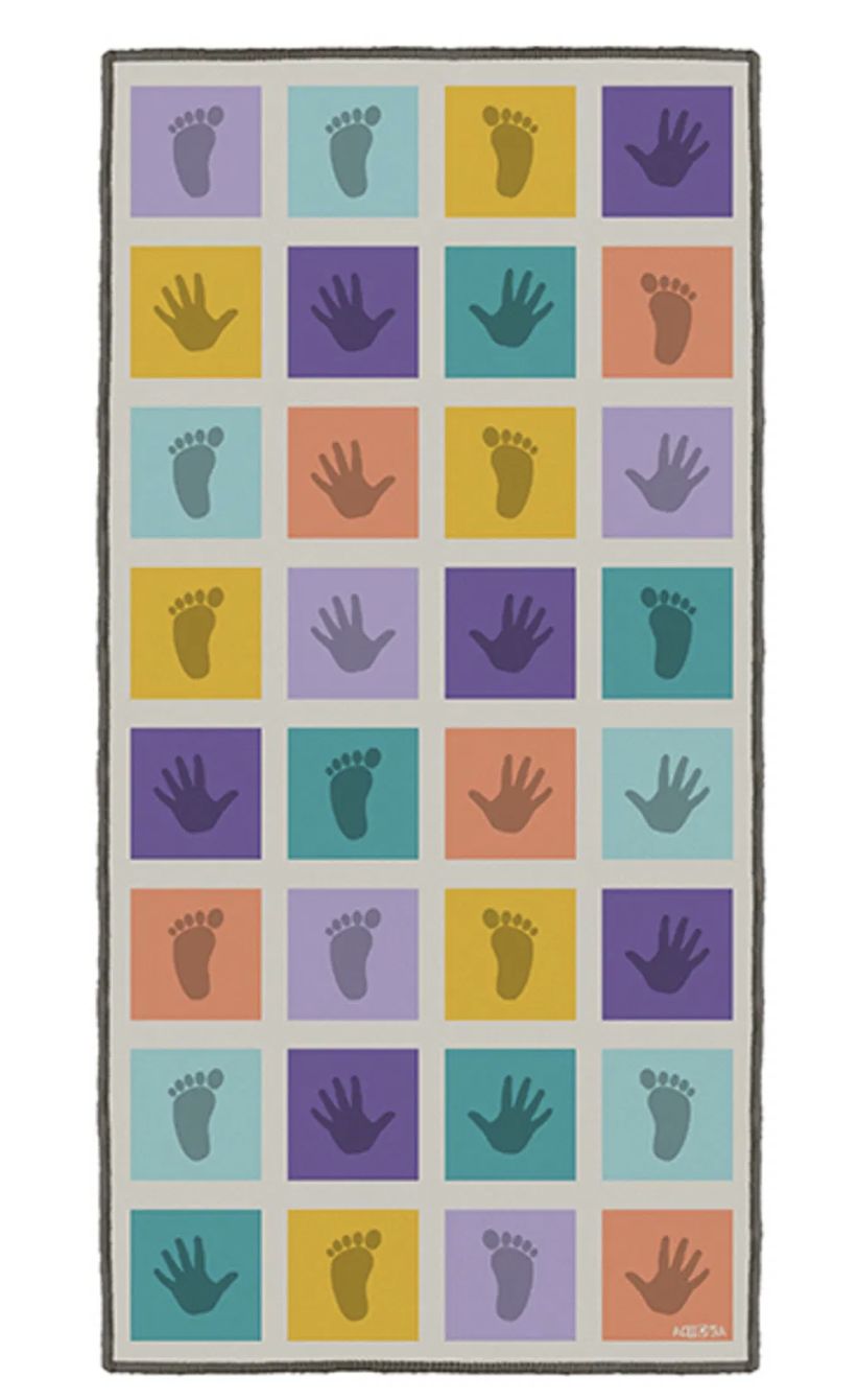 Spielteppich „Hände und Füße“