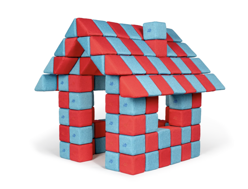 JollyHeap JOY 150 – 150 magnetische Softbausteine für Kita & Kindergarten