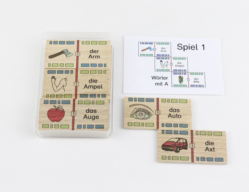 Lerntreppe "Mein erstes Lesewörter ABC" 24 Einzelspielen für die Grundschule