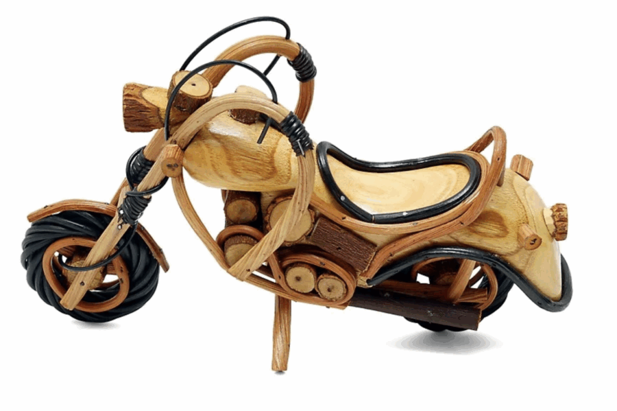 Motorrad 30 cm 6er Set