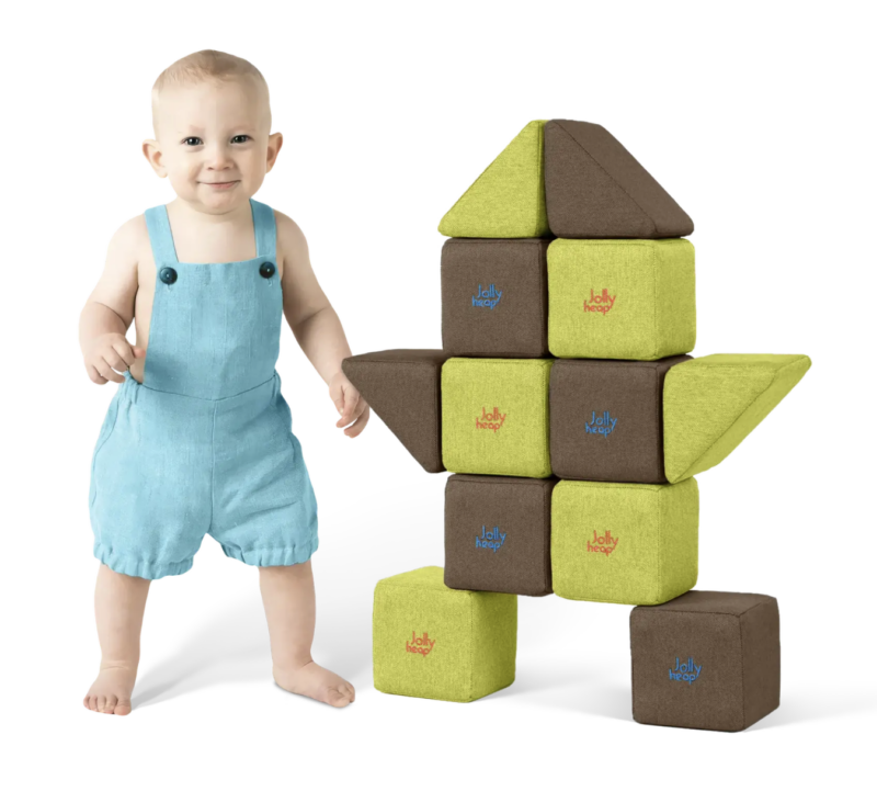 JollyHeap PIXI 12 – 12 magnetische Softbausteine – Bild 5