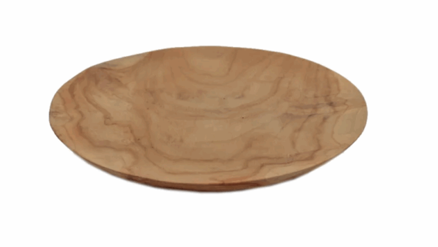 Teakholz - Teller Ø 20 cm 6er Set