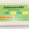Zahlenmerkfix 42 Teile aus Buchenholz, Zahlenraum bis 12