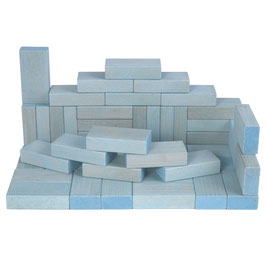 Fröbel-Bausteine Set Pastell Blau – Bild 3