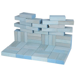 Fröbel-Bausteine Set Pastell Blau – Bild 2