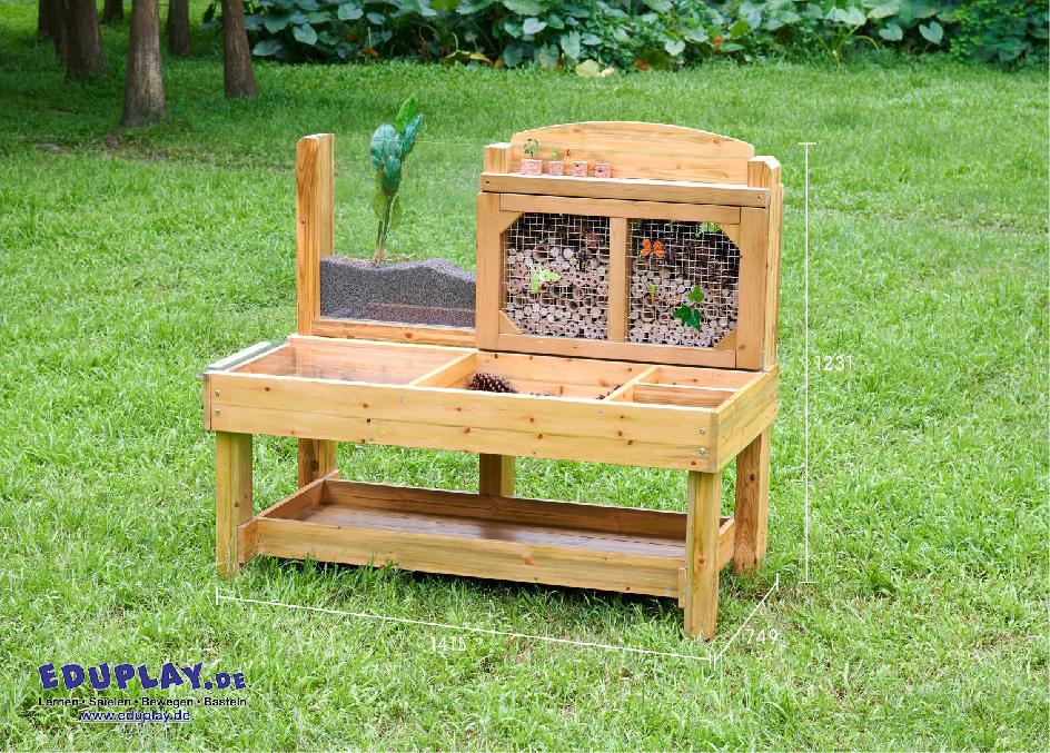 Insekten- und Pflanzenbeobachtungsstand